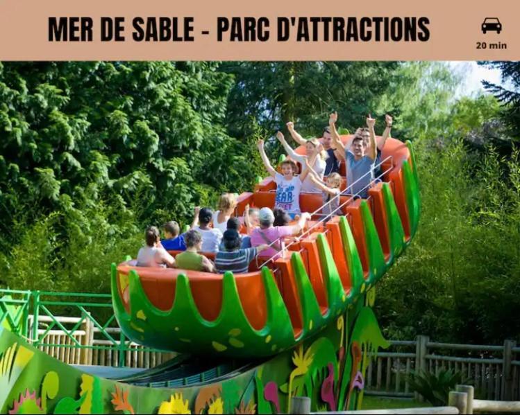 Maison Individuelle Tout Confort Terrasse Exterieur Proche Parc Asterix, Aeroport Roissy Cdg, Paris, Disney, Chateau De Chantilly La Chapelle-en-Serval Ngoại thất bức ảnh